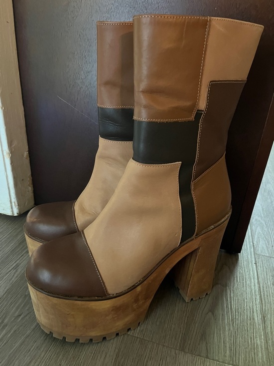 Steve Madden Shoes - Steve Madden Tonic Patchwork Platform Boots